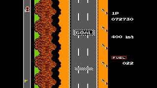 Casual Longplay: Road Fighter (NES-EU port) 4-loop session