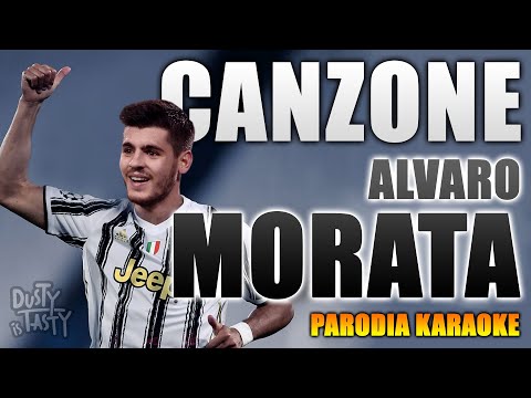 CANZONE ÁLVARO MORATA torna alla JUVENTUS ⚽ [Parodia Boomdabash, Alessandra Amoroso - Karaoke]