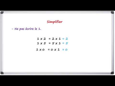 Simplifier une expression littérale