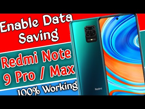Redmi note 9 pro data saver setting | How to enable data saving in Redmi | how to save data in redmi