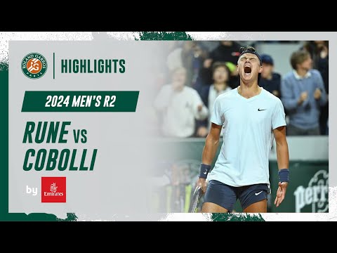 Rune vs Cobolli Round 2 Highlights | Roland-Garros 2024