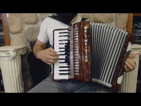 WELTKRI3060BR - Brown Weltmeister Kristall Piano Accordion LMM 30 60 $1999