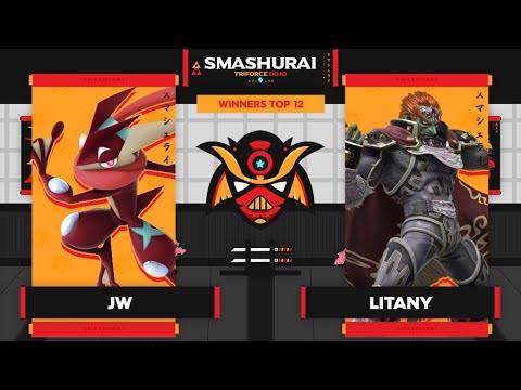 Smashurai: Triforce Dojo - JW (Greninja) Vs. Litany (Ganondorf) Winners Top 12