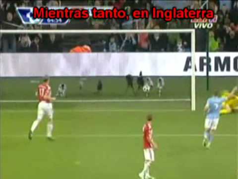 Gol Tevez Tiro libre