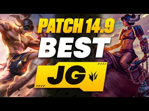 The BEST Junglers For All Ranks On Patch 14.9! LEE SIN PATCH | Season 14 Tier List League of Legends