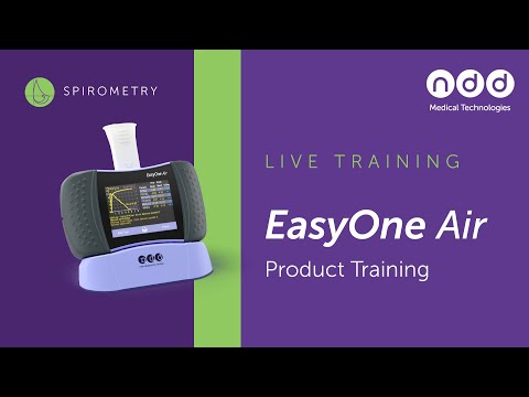 Live spirometry training with the EasyOne Air – March 2025