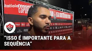 LUCAS ARCANJO ANALISA EMPATE CONTRA O CORINTHIANS E EXALTA POSTURA DO TIME DO VITÓRIA