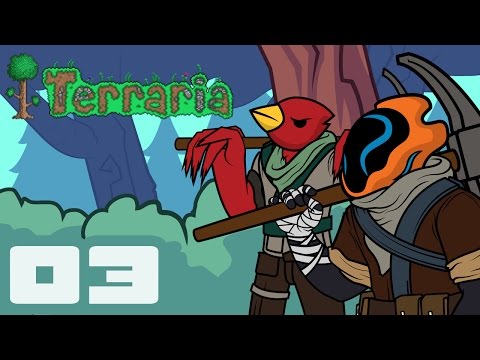 Let's Play Terraria 1.3.4 Expert Mode - Part 3 - Seriously Undergeared
