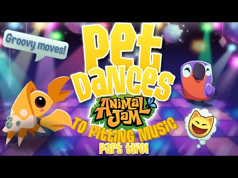 PET DANCES TO FITTING MUSIC ✨PART 2✨ Animal Jam Play Wild