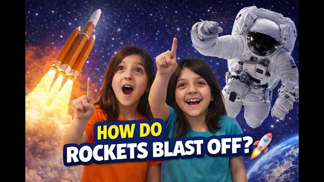 🚀 How Do Rockets Blast Off? | Space Adventure for Kids