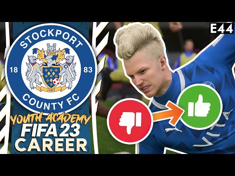 CAN WE FIX THIS PLAYER? | FIFA 23 YOUTH ACADEMY CAREER MODE | STOCKPORT (EP 44)