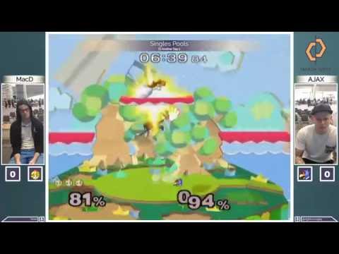 DI Another Day 2 Melee- MacD (Peach) vs AJAX (Falco)