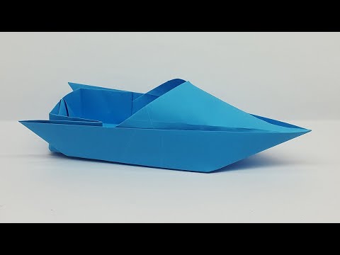 Paper Speed Boat | How to Make a Paper Boat That Floats | Origami Boat