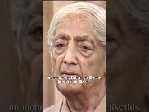 You don't want to change | Krishnamurti