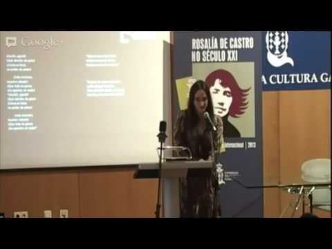 Vídeo: Estíbaliz Espinosa. Recital Cantares para Rosalía