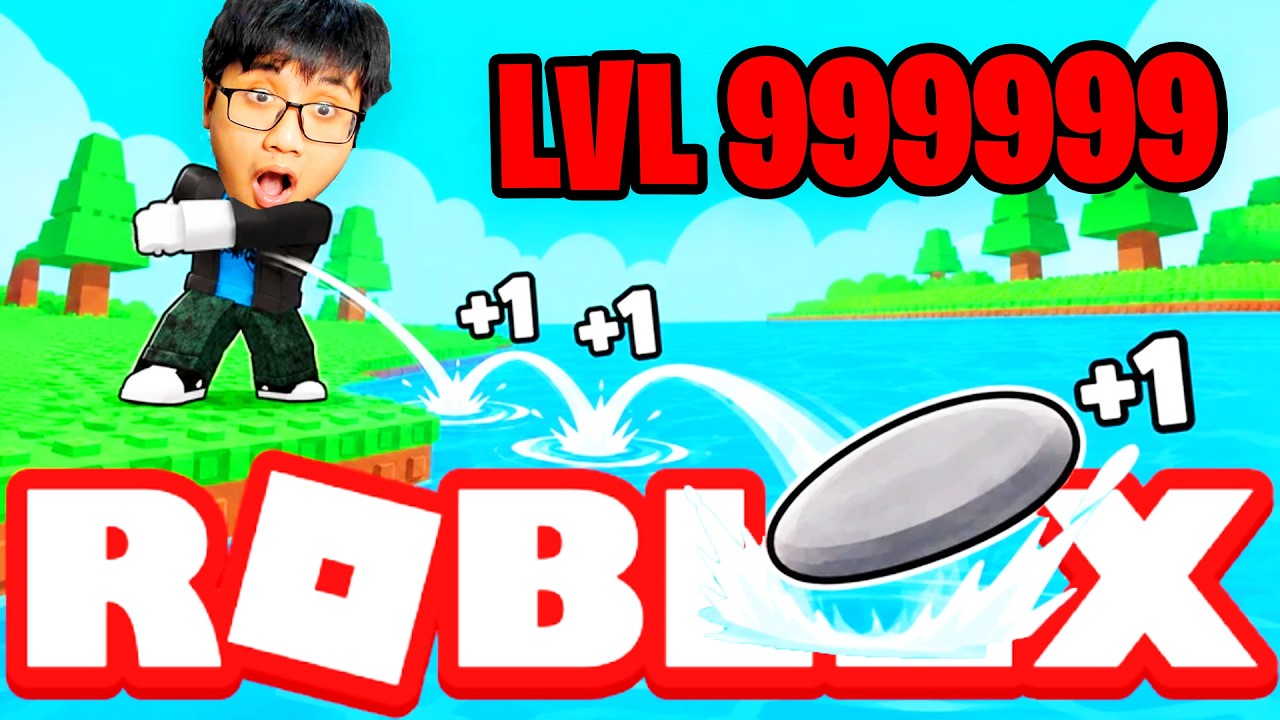 Roblox Melempar Batu di Atas Air