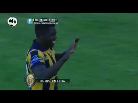 Gol José Valencia - Rosario Central 3 Vs Arsenal 1 - Primera División 2014