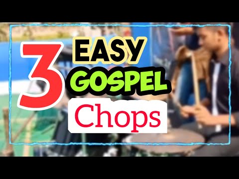 3 easy & amazing gospel chops- drum lesson| gospel chop | Drummer Boy Dinesh