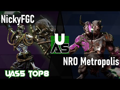 UAS5 TOP 8 - NickyFGC vs. NRO Metropolis [Match 9/14 - Losers Quarterfinals]