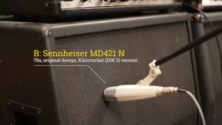 Video thumbnail for (5150 + Recto Cab) Sennheiser MD421: Modern (II) vs. Vintage (N) A/B Test by rukamisound