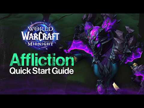 Affliction Warlock Midnight Quick Start Guide! | Talents, Rotation, Gear & Stats!