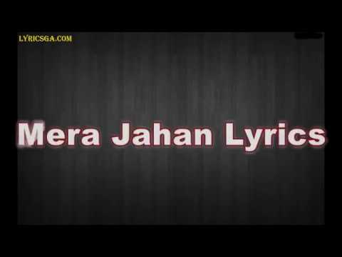 Mera Jahan cover