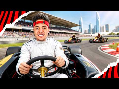 MEGA KART RACE IN THE DREAM CAR!