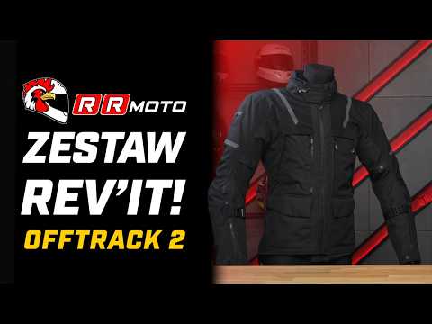 REVIT OFFTRACK 2 _ kompletny zestaw motocyklowy adventure z membraną Hydratex i protektorami Seeflex
