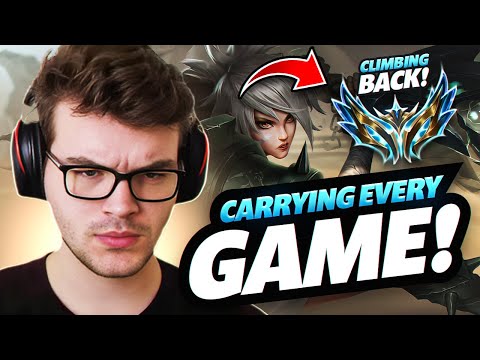 Carrying EVERY GAME on Riven - Climbing back to Challenger