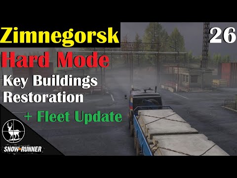 Key Buildings Restoration ⚠️ SnowRunner Hard Mode ⚠️ Taymyr Contracts