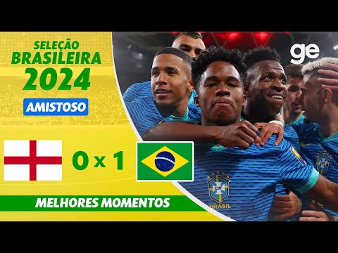 Gols e lances de Inglaterra x Brasil