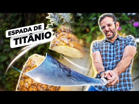 Fizemos uma ESPADA de TITÂNIO!