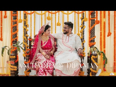 Best Bengali Wedding Video | অনুরাধা & দীপাঞ্জন Wedding Film #bestbengaliweddingvideo  QPID 2024