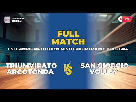 Triumvirato Arcotonda vs San Giorgio Volley | CSI Campionato Open Misto Promozione Bologna