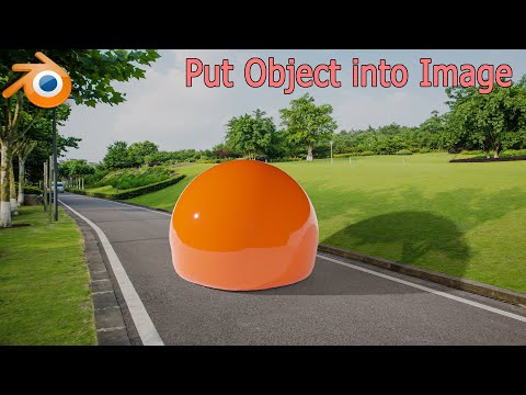 Blender tutorial - How to Make an object move in a real Photo #oe288