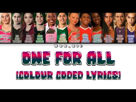 One For All By ZOMBIES 2 (Colour Coded Lyrics)