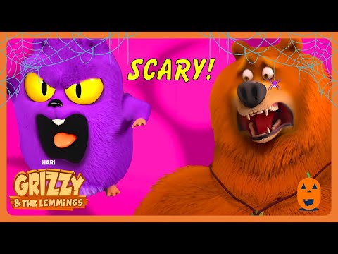 EVIL LEMMINGS! 😈🎃| Grizzy & The Lemmings | WildBrain Kids