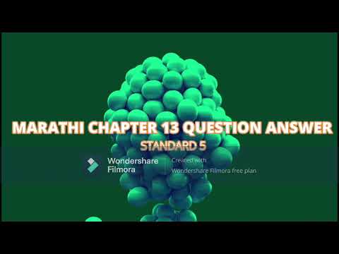 STANDARD 5, MARATHI CHAPTER 13, QUESTION ANSWER
