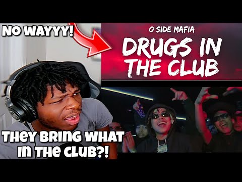 DRUGS IN THA CLUB - O $IDE MAFIA x TU$ BROTHER$ x PRETTYMF9INE (Official Music Video) [Reaction]