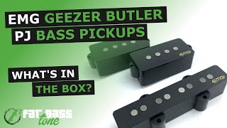Video thumbnail for EMG Geezer Butler PJ Set: What’s In The Box (A Close-Up Look) by Fat Bass Tone