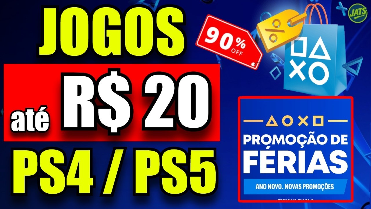 MEGA PROMOÇÃO NO PS4 E PS5 !! JOGOS BARATOS ATÉ 20 REAIS NA PROMOÇÃO DE FÉRIAS PLAYSTATION