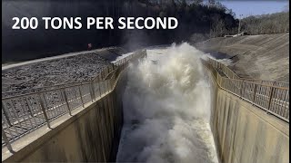 Nolin River Lake Dam MASSIVE DISCHARGE