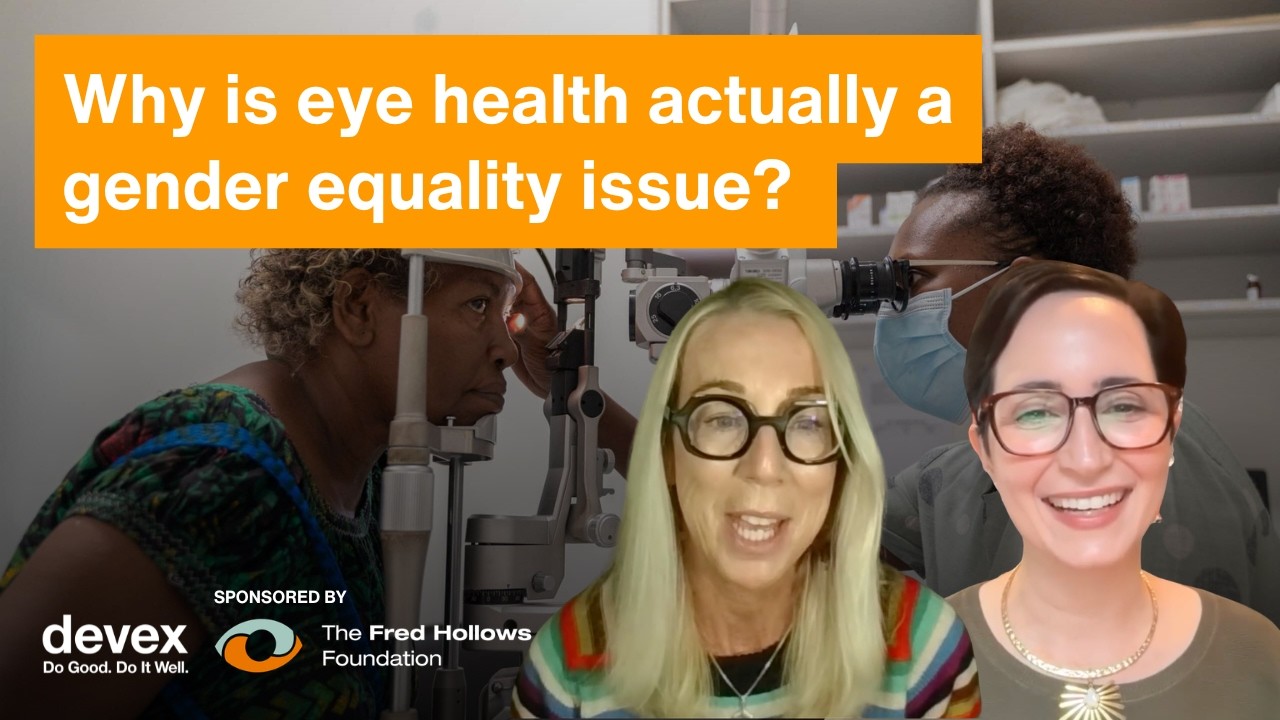 Why gender equity in eye health is critical to global development
