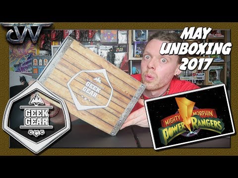 GEEK GEAR Unboxing MAY 2017 | POWER RANGERS