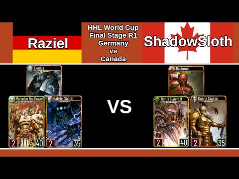 HHL World Cup Final Stage - Raziel (Germany) vs ShadowSloth (Canada)