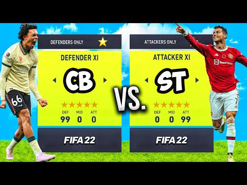 Attacker vs. Defender DREAM TEAMS... in FIFA! 🔥