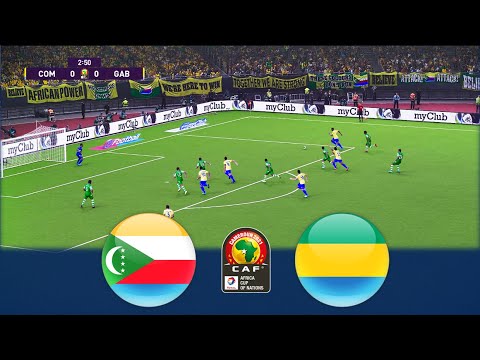 Highlights Comoros v Gabon | Africa Cup of Nations 2021 | Realistic Gameplay