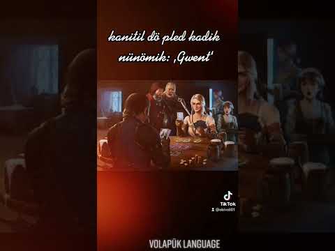 Song about Gwent.🃏♥️♠️  Song in Volapük language.