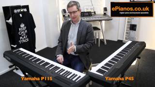 Yamaha P45 v P115 Comparison – What piano should I buy?