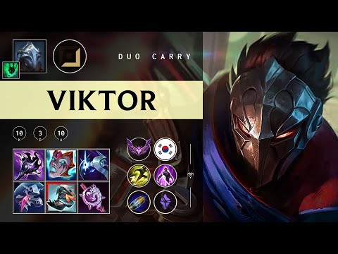Viktor Carry vs Jhin - KR Master Patch 25.23